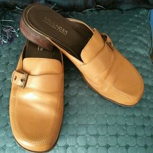 Tan Villager 'Liz Claiborne' Mules
